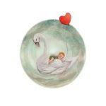 BIJDEHANSJE  BAPTISM/BABYPARTY INVITATION - LULLABABY EMERALD