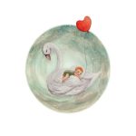 BIJDEHANSJE  BAPTISM/BABYPARTY INVITATION - LULLABABY EMERALD