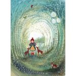 BIJDEHANSJE CARD -  GIRL WITH DEER