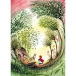 BIJDEHANSJE CARD - LITTLE RED RIDING HOOD