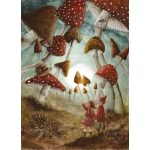 BIJDEHANSJE CARD - RED HAT WONDERLAND