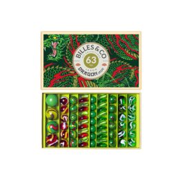 BILLES & CO MARBLES SET -  JADE DRAGON BOX