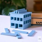 KAPLA 40 DB-OS DOBOZ, VILÁGOSKÉK 