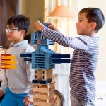 KAPLA 40 DB-OS DOBOZ, VILÁGOSKÉK 