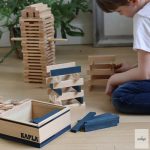 KAPLA 40 DB-OS DOBOZ, SÖTÉTKÉK 