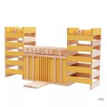 KAPLA 40 DB-OS DOBOZ, CITROMSÁRGA