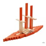 KAPLA 40 DB-OS DOBOZ, NARANCSSÁRGA 