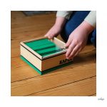 KAPLA 40 DB-OS DOBOZ, VILÁGOS ZÖLD