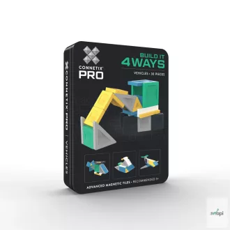 CONNETIX PRO BUILD IT 4 WAYS JÁRMŰVEK SZETT, 30 db 