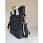 CSILLAGOM Camelia válltáska - Fekete pöttyös 