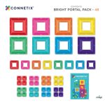 CONNETIX BRIGHT PORTAL / FÉNYLŐ KAPU SZETT, 48 DB-OS  