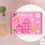 CONNETIX CHARITY SZETT,RÓZSASZÍN 20 DB 