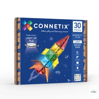 CONNETIX FÉNY RAKÉTA SZETT, 30 DB