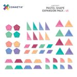 CONNETIX PASTEL SHAPE EXPANSION PACK 48 PC