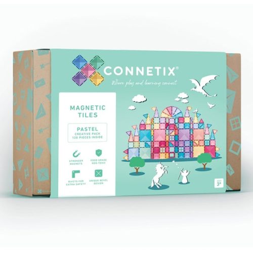 CONNETIX PASZTELL KREATÍV SZETT, 120 DB -Előrendelésre