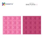 CONNETIX PINK & BERRY BASE PLATE 2 PC