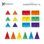 CONNETIX RAINBOW MINI PACK, 24 PC