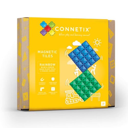 CONNETIX KÉK & ZÖLD ALAPLAP SZETT, 2 DB