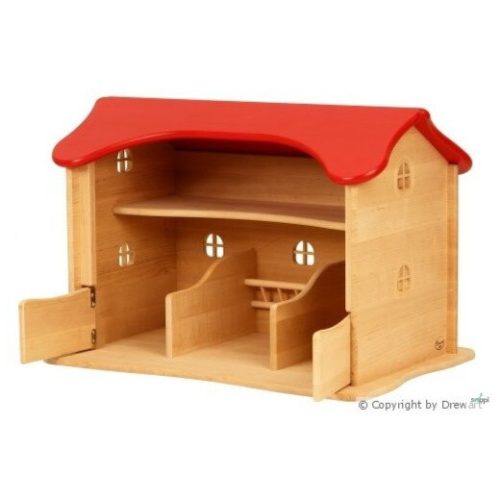 DREWART NEW cow shed with red roof