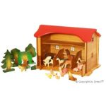 DREWART NEW cow shed with red roof