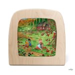 TOVERLUX PICTURE FOR THE LAMP - Eentje van Margo - Red Cottage: Autumn Silhouette