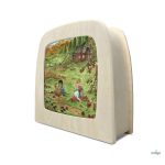 TOVERLUX PICTURE FOR THE LAMP - Eentje van Margo - Red Cottage: Autumn Silhouette