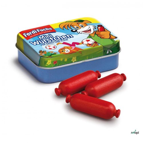 ERZI FAJÁTÉK -  FERDI FUCHS MINI KOLBÁSZKÁK FÉM DOBOZBAN
