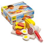 ERZI FAJÁTÉK - SZELETELHETŐ SZENDVICS SZETT