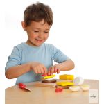 ERZI FAJÁTÉK - SZELETELHETŐ SZENDVICS SZETT