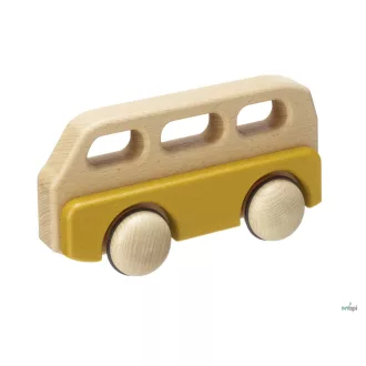FAGUS MINI BUSZ - 19 CM, SÁRGA