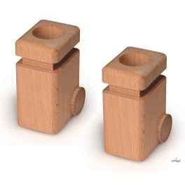 FAGUS GARBAGE CAN - NATUR, 2 PCS