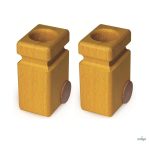FAGUS GARBAGE CAN - YELLOW, 2 PCS