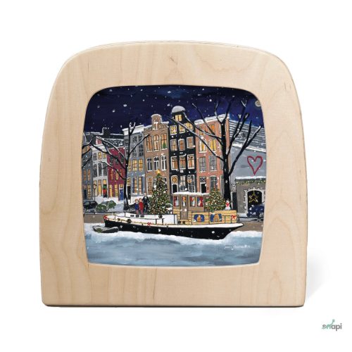 TOVERLUX PICTURE FOR THE LAMP , Gwen's Illustrations - Christmas in Amsterdam Silhouette