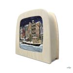 TOVERLUX PICTURE FOR THE LAMP , Gwen's Illustrations - Christmas in Amsterdam Silhouette