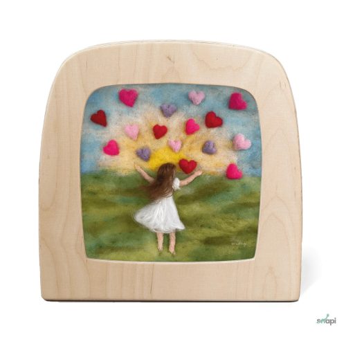 TOVERLUX PICTURE FOR THE LAMP - Het wol Feetje - Hearts