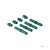 MODI CONNECTORS, FOREST GREEN - 8 PCS