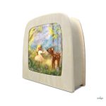 TOVERLUX KÉP A LÁMPÁBA,  Het wol Feetje -  Het Wol Feetje - Girl with Deer Silhouette