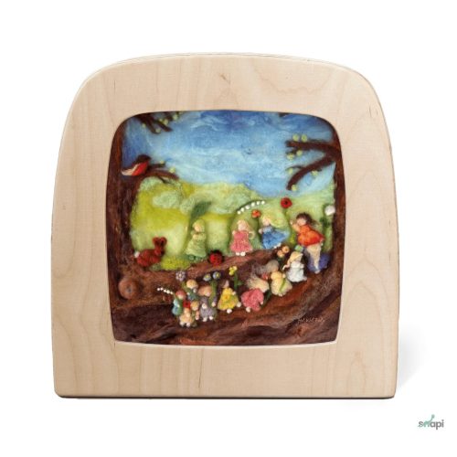 TOVERLUX PICTURE FOR THE LAMP,  Het Wol Feetje - Root Children Silhouette