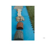 MUFFIK balancing stone - Log, brown