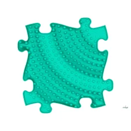 MUFFIK KEMÉNY TWISTER PUZZLE ELEM, 1 DB - TÜRKIZ