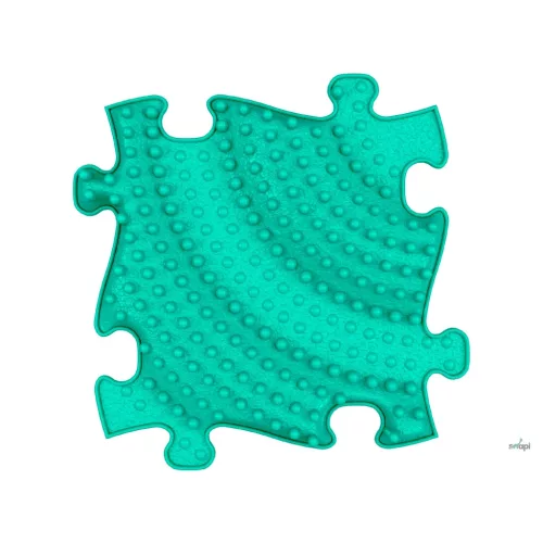 MUFFIK KEMÉNY TWISTER PUZZLE ELEM, 1 DB - TÜRKIZ