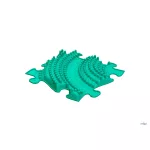 MUFFIK KEMÉNY TWISTER PUZZLE ELEM, 1 DB - TÜRKIZ