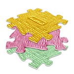 MUFFIK ORTHOPEDIC MAT, PUZZLE SOFT - LEMON