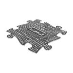 MUFFIK ORTHOPEDIC MAT, PUZZLE FIRM - GRAPHITE