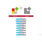 MUFFIK KEMÉNY PUZZLE - SZÜRKE CSILLOGÓ
