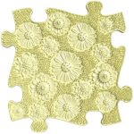 MUFFIK ORTHOPEDIC MAT, MEADOW SOFT - PASTEL YELOW