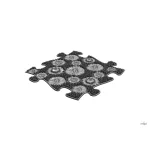 MUFFIK KEMÉNY RÉT PUZZLE - SZÜRKE, limitált