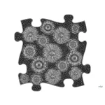 MUFFIK KEMÉNY RÉT PUZZLE - SZÜRKE, limitált