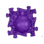 MUFFIK KEMÉNY SÜNI PUZZLE - LILA