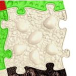 MUFFIK ORTHOPEDIC MAT, DINO EGGS FIRM - BEIGE